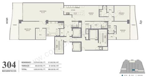 FENDI Château Residences Floor Plans .